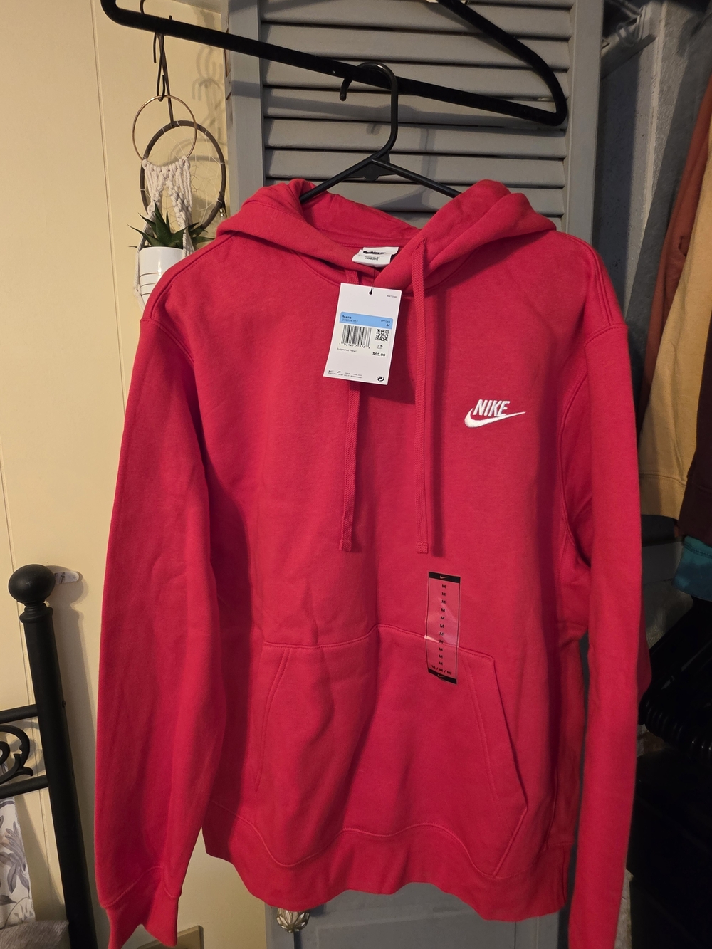 Nike Red Pullover Hoodie